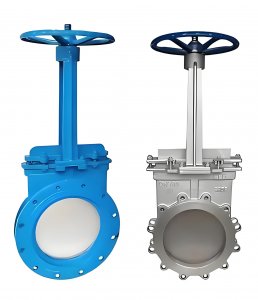 刀型閘閥 PZ73X—10R  DN100 PN10（配反法蘭、