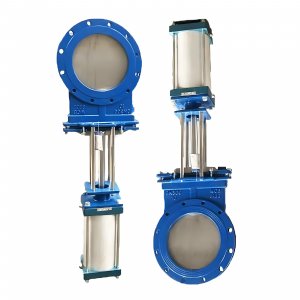 氣動(dòng)刀閘閥：PZ673Y-16C，DN250，介質(zhì)灰渣混