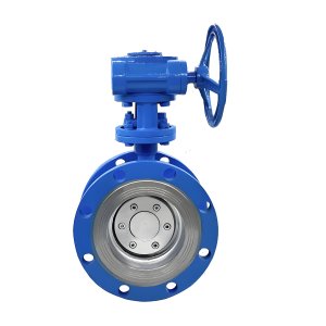 耐高溫硬密封法蘭蝶閥D343H-16C，DN100